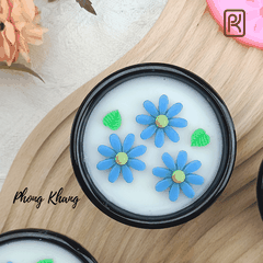 Khuôn silicon 4d làm rau câu hoa cúc daisy