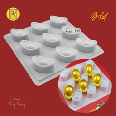 Khuôn rau câu 9 thỏi vàng