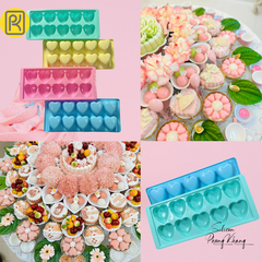 Khuôn rau câu trái tim