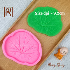 Khuôn silicon lá sen tròn đại
