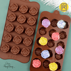 Khuôn silicon hoa hồng