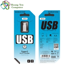 Đầu Chuyển Cho Cáp Sạc Borofone Micro Usb ra Type C / Lightning - BH 12 Tháng Chính Hãng