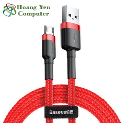 Cáp Sạc MICRO USB Baseus Cafule Hổ Trợ Truyền Dữ Liệu Cho Android - BH Chính Hãng 12 Tháng