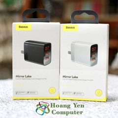 Cốc Sạc Nhanh Baseus Mirror Lake 2 Cổng USB (Sạc Nhanh 18W) - BH 12 Tháng Chính Hãng