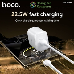 Bộ Sạc Nhanh VOOC Hoco DMC5 (VOOC 22.5W) - BH 12 Tháng | Cốc Sạc Quick Charge 18W - Hoàng Yến Computer