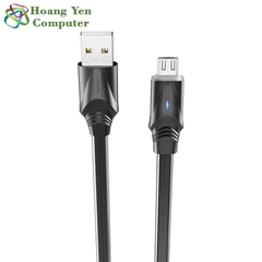 Cáp Sạc MICRO USB Borofone BU12 Cho Android Dài 1.2M Chống Đứt Đèn Led - BH 3 tháng 1 đổi 1 (MÀU NGẪU NHIÊN)