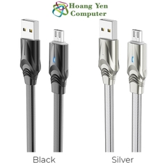 Cáp Sạc MICRO USB Borofone BU12 Cho Android Dài 1.2M Chống Đứt Đèn Led - BH 3 tháng 1 đổi 1 (MÀU NGẪU NHIÊN)