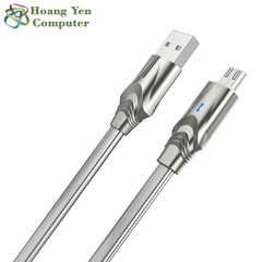 Cáp Sạc MICRO USB Borofone BU12 Cho Android Dài 1.2M Chống Đứt Đèn Led - BH 3 tháng 1 đổi 1 (MÀU NGẪU NHIÊN)