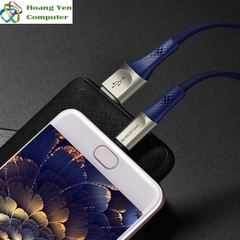 Cáp Sạc MICRO USB Borofone BU7 Dài 1.2M Dây Dù Cho Android - BH 12 Tháng 1 đổi 1 (MÀU SẮC NGẪU NHIÊN)