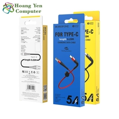 Cáp Sạc TYPE C Borofone BX32 Dài 25CM Dây Dù Cho Android - BH 12 Tháng 1 đổi 1 (MÀU SẮC NGẪU NHIÊN)