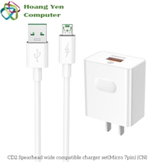 [MICRO USB] Bộ Sạc Nhanh Borofone CD2 Sạc Nhanh QC3.0 VOOC - BH 1 Năm Chính Hãng