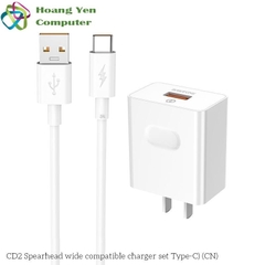 [CÁP TYPE C] Bộ Sạc Nhanh Borofone CD2 Sạc Nhanh QC3.0 VOOC - BH 1 Năm Chính Hãng