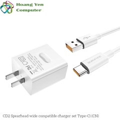 [CÁP TYPE C] Bộ Sạc Nhanh Borofone CD2 Sạc Nhanh QC3.0 VOOC - BH 1 Năm Chính Hãng