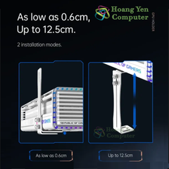 Trụ Chống Xệ VGA Coolmoon F1 - Hợp Kim Nhôm Chắc Chắn, Điều Chỉnh Linh Hoạt | Hoangyencomputer