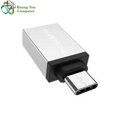 Đầu Chuyển OTG USB 3.0 Borofone BV2 BV3 (Cổng MICRO USB Hoặc TYPE C) - BH 12 tháng 1 đổi 1