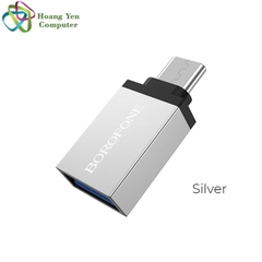 Đầu Chuyển OTG USB 3.0 Borofone BV2 BV3 (Cổng MICRO USB Hoặc TYPE C) - BH 12 tháng 1 đổi 1