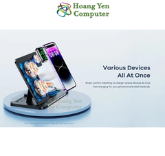 Đế Sạc Không Dây Đa Thiết Bị Remax RP-W70 - BH 12 Tháng - Hoàng Yến Computer