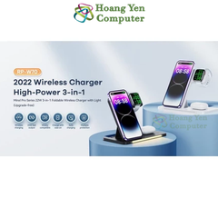 Đế Sạc Không Dây Đa Thiết Bị Remax RP-W70 - BH 12 Tháng - Hoàng Yến Computer