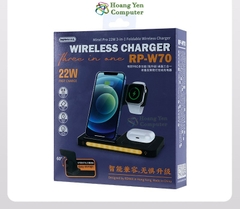 Đế Sạc Không Dây Đa Thiết Bị Remax RP-W70 - BH 12 Tháng - Hoàng Yến Computer