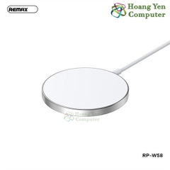 Đế Sạc Nhanh Không Dây REMAX RP-W58, Nhỏ Gọn Tiện Lợi - BH 12 Tháng - Hoàng Yến Computer