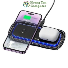 Đế Sạc Nhanh Không Dây Đa Năng 2 In 1 Remax RP-W75 - BH 6 Tháng- Hoàng Yến Computer