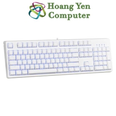 [WHITE] Bàn Phím Cơ E-Dra EK3104 ICE WHITE (Đèn Led Xanh, Chống Nước) - BH 2 Năm Chính Hãng - Hoàng Yến Computer