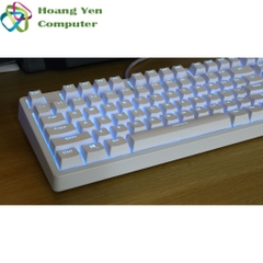[WHITE] Bàn Phím Cơ E-Dra EK387 ICE WHITE Đèn Led Trắng, Chống Nước - BH 2 Năm Chính Hãng