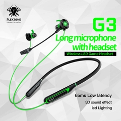 Tai Nghe Bluetooth Gaming Plextone G3 (Micro Dài, Có Đèn Led, Độ Trễ Thấp 65ms) - BH 3 Tháng 1 Đổi 1