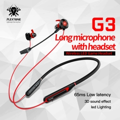 Tai Nghe Bluetooth Gaming Plextone G3 (Micro Dài, Có Đèn Led, Độ Trễ Thấp 65ms) - BH 3 Tháng 1 Đổi 1