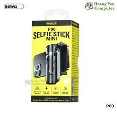 Gậy Chụp Hình Remax P80 Mini Kiêm Tripod. Nút Bluetooth - BH 12 Tháng - Hoàng Yến Computer