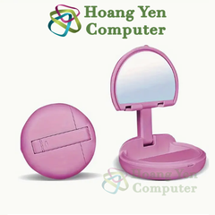 Giá Đỡ Điện Thoại Kiêm Gương Soi Mini - Gấp Gọn Tiện Lợi - Hoàng Yến Computer