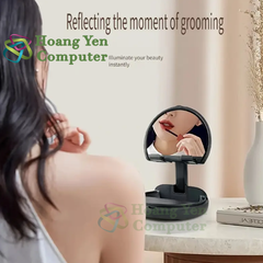 Giá Đỡ Điện Thoại Kiêm Gương Soi Mini - Gấp Gọn Tiện Lợi - Hoàng Yến Computer