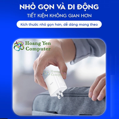 Cốc Sạc Nhanh HOCO C126 PD40W, QC 3.0 – 3 cổng (1 USB + 2 Type-C), Chuẩn US – BH 12 Tháng – Hoangyencomputer