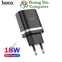 Cốc Sạc Nhanh Quick Charge 3.0 Hoco C12Q (QC3.0 18W) - BH 6 Tháng | Cốc Sạc 18W - Hoàng Yến Computer