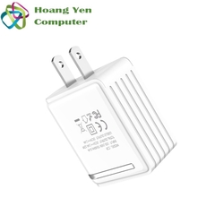 Cốc Sạc Mini 2 Cổng Hoco C39 2.0A - BH 1 Năm Chính Hãng