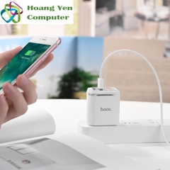 Cốc Sạc Mini 2 Cổng Hoco C39 2.0A - BH 1 Năm Chính Hãng
