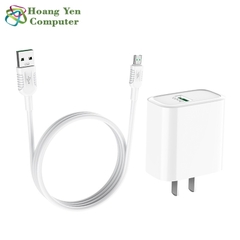 [CÁP MICRO] Bộ Sạc Nhanh Hoco C69 22.5W Sạc Nhanh QC3.0, VOOC, DASH, SUPER CHARGE - BH 1 Năm Chính Hãng