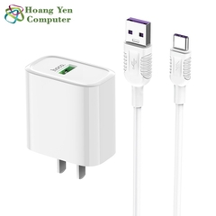 [CÁP TYPE C] Bộ Sạc Nhanh Hoco C69 22.5W Sạc Nhanh QC3.0, VOOC, DASH, SUPER CHARGE - BH 1 Năm Chính Hãng