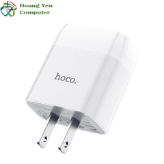 Cốc Sạc Mini 2 Cổng Hoco C73 2.4A - BH 1 Năm Chính Hãng