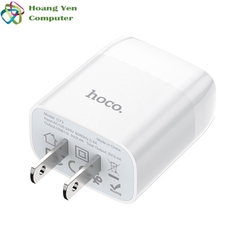 Cốc Sạc Mini 2 Cổng Hoco C73 2.4A - BH 1 Năm Chính Hãng