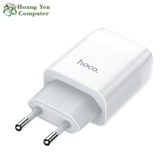 Cốc Sạc Mini 2 Cổng Hoco C73 2.4A - BH 1 Năm Chính Hãng
