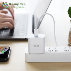 Bộ Sạc Nhanh 20W Cho IPhone IPad Hoco C76 + Cáp Sạc TYPE C - LIGHTNING (QC3.0, PD 20W) - BH 1 Năm Chính Hãng