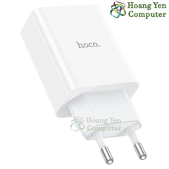 Cốc Sạc Nhanh PD 20W Hoco C99A - 3 Cổng Sạc (2 Cổng USB + Cổng Type C) - BH 6 Tháng Chính Hãng - Hoàng Yến Computer