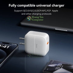 Cốc Sạc Nhanh VOOC Hoco DM-C6 (VOOC 22.5W) - BH 12 Tháng | Cốc Sạc Quick Charge 18W - Hoàng Yến Computer