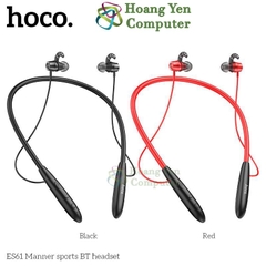 Tai Nghe Bluetooth Thể Thao Hoco ES61 V5.1 - Pin Sử Dụng 20H, Khe Cắm Thẻ Nhớ - BH 1 Năm Chính Hãng - Hoàng Yến Computer