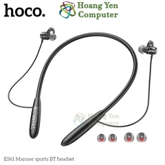 Tai Nghe Bluetooth Thể Thao Hoco ES61 V5.1 - Pin Sử Dụng 20H, Khe Cắm Thẻ Nhớ - BH 1 Năm Chính Hãng - Hoàng Yến Computer