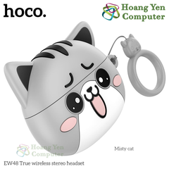 Tai Nghe Bluetooth V5.3 Hoco EW48 Hình Mèo Đáng Yêu - Âm Thanh Rõ Nét Chuẩn Stereo - BH 12 Tháng - Hoàng Yến Computer
