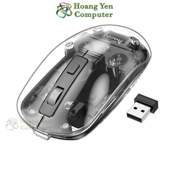 Chuột Không Dây HOCO GM29 – Thiết Kế Trong Suốt, 2.4G + Bluetooth – BH 12 Tháng –  Hoàng Yến Computer