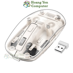 Chuột Không Dây HOCO GM29 – Thiết Kế Trong Suốt, 2.4G + Bluetooth – BH 12 Tháng –  Hoàng Yến Computer