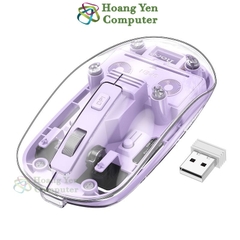 Chuột Không Dây HOCO GM29 – Thiết Kế Trong Suốt, 2.4G + Bluetooth – BH 12 Tháng –  Hoàng Yến Computer